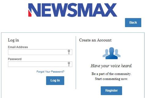 Newsmax login. Things To Know About Newsmax login. 